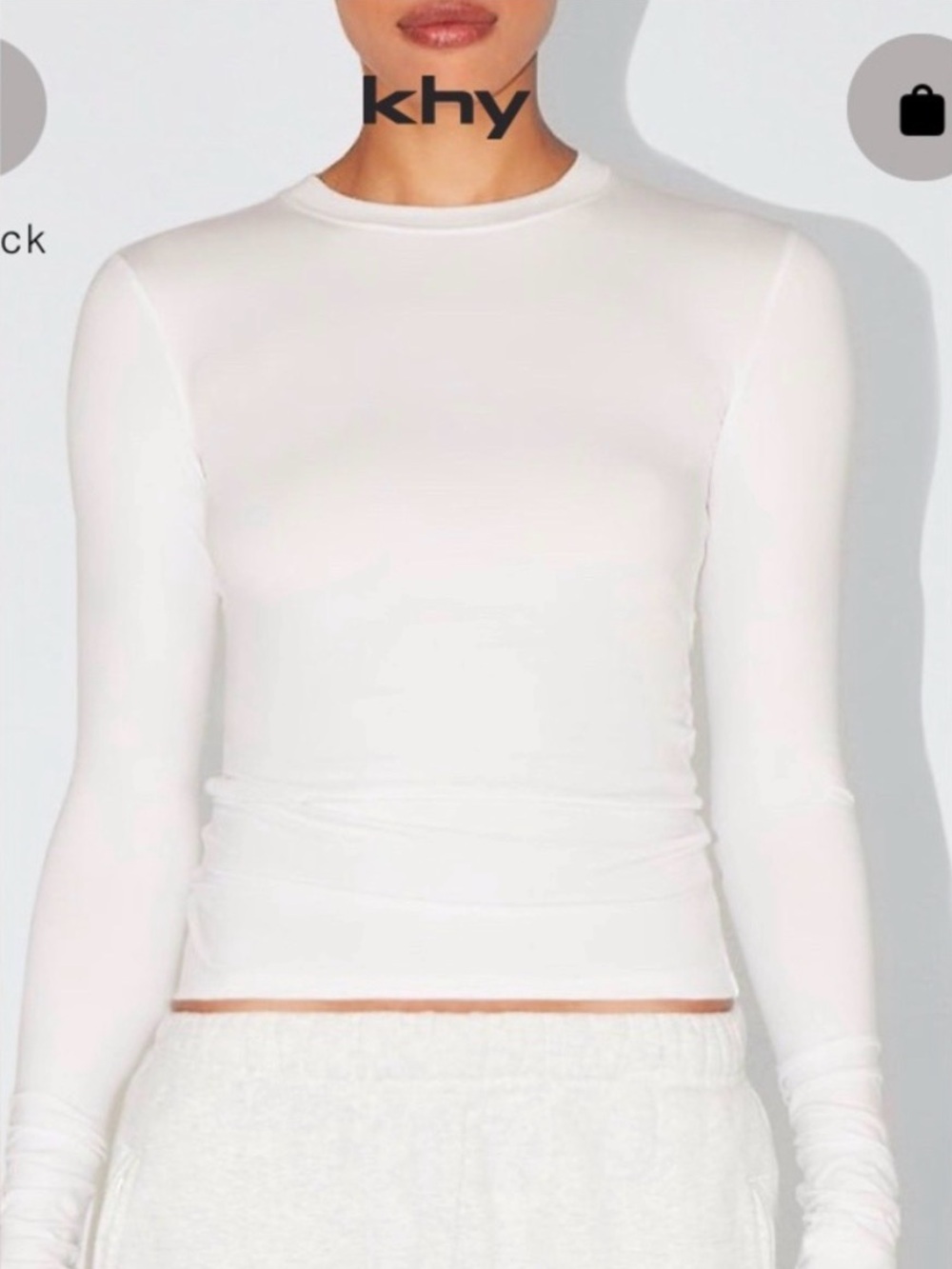Khy Ribbed Long Sleeve T-Shirt